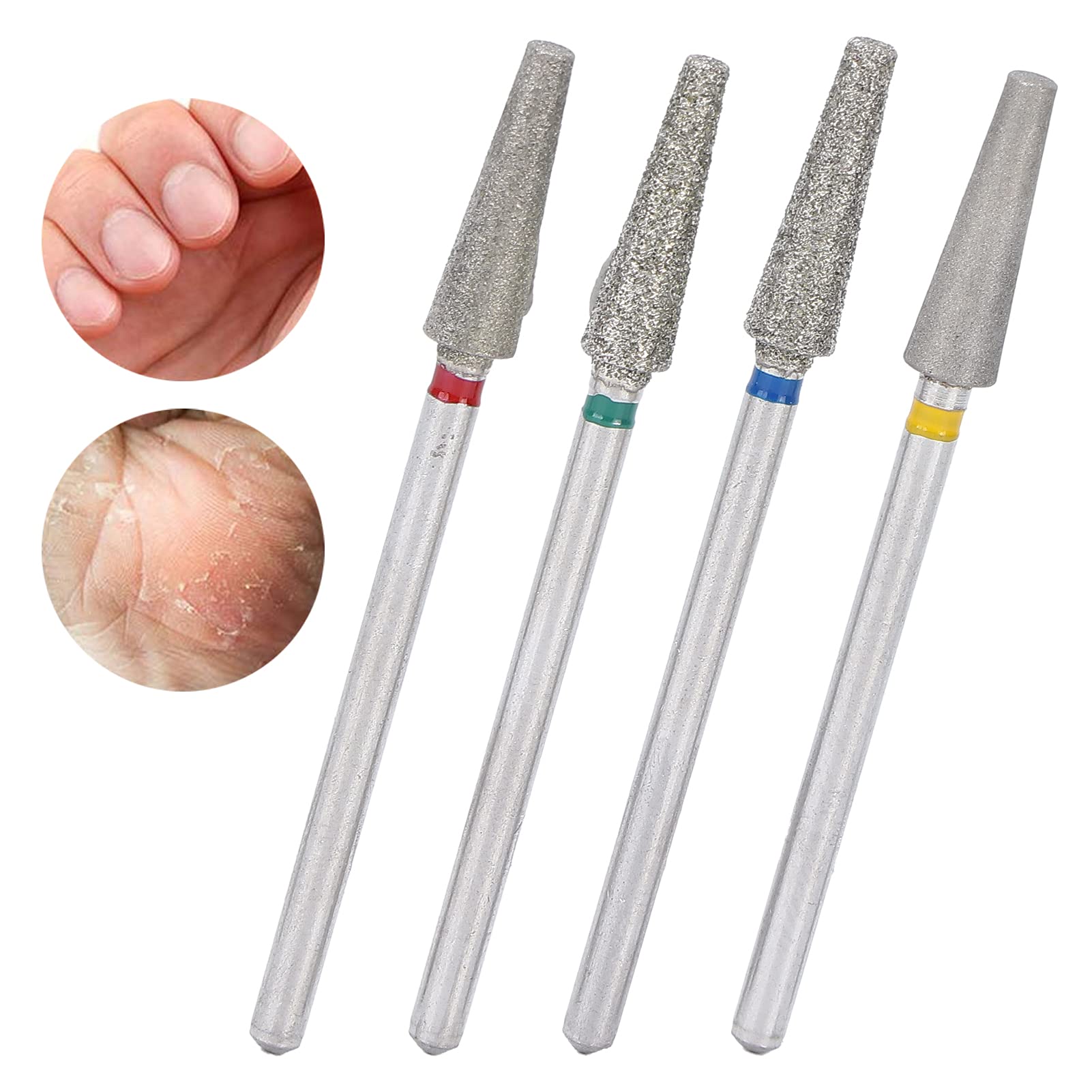 Professional Nail Grinding Head & Polish Drill Bits - Dead Skin Remover for Nail Salon & Home Use - Perfect for Nail Technicians & DIY Manicures - Ideal for Pedicures, Acrylic Nails & Gel Polish Removal