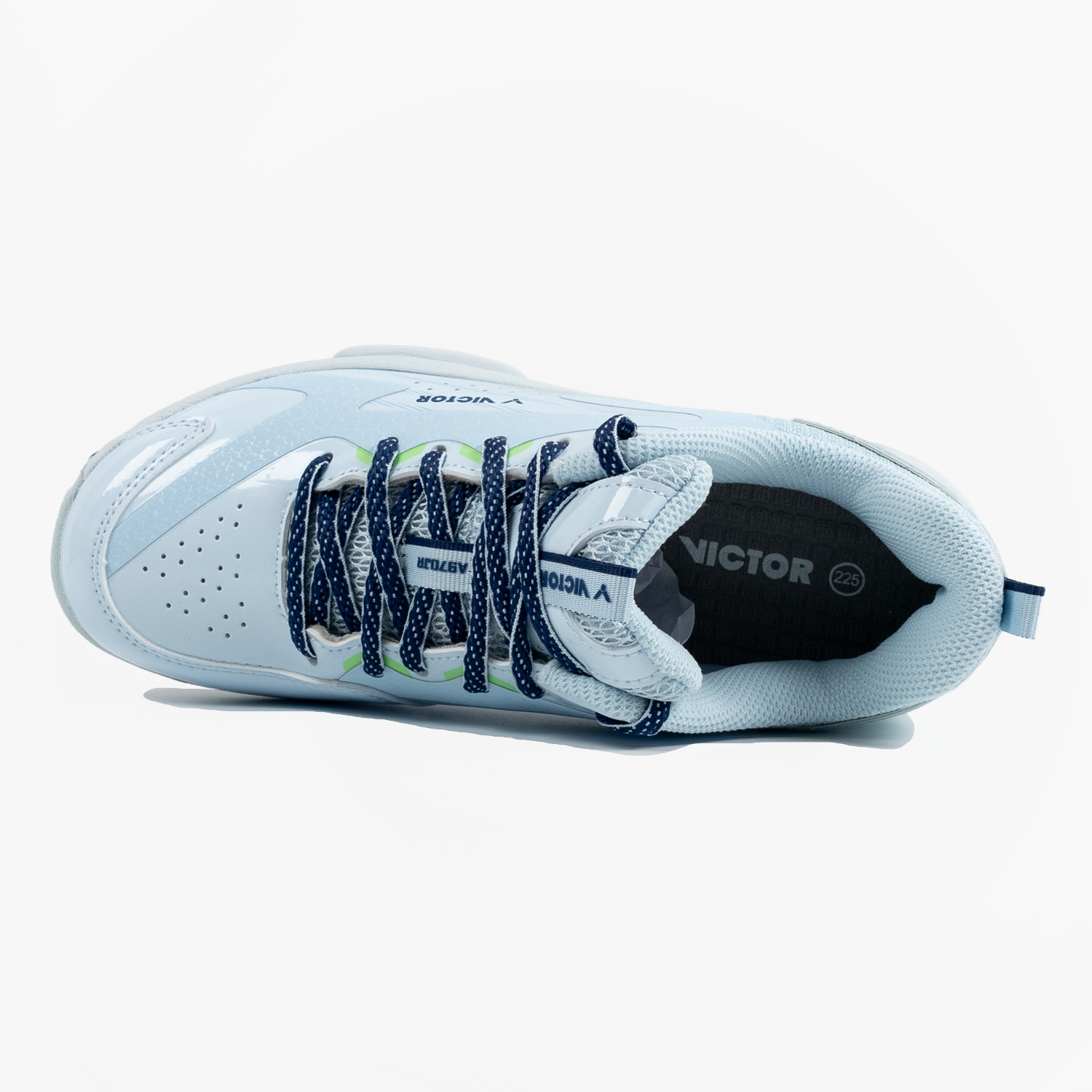 Victor A970JR M Junior Soccer Cleats for Boys - Lightweight Blue Football Shoes for Youth Players - Perfect for Training & Matches on Grass Fields