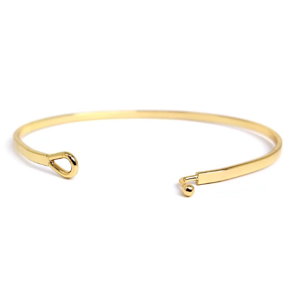 SM Inspirational Positive Message Engraved Thin Cuff Bangle Bracelets for Women - Kind Heart, Fierce Mind, Brave Spirit (Gold) | Motivational Jewelry Gift for Graduation, Birthday & Everyday Wear
