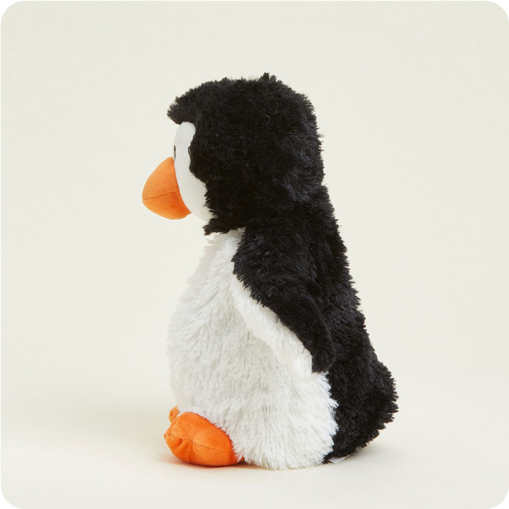 Weighted Heated Penguin Stuffed Animal - Warmies Plush Toy for Kids & Adults | Soothing Heat Therapy for Stress Relief, Anxiety & Sleep Aid | Perfect for Cold Nights, Relaxation & Comfort