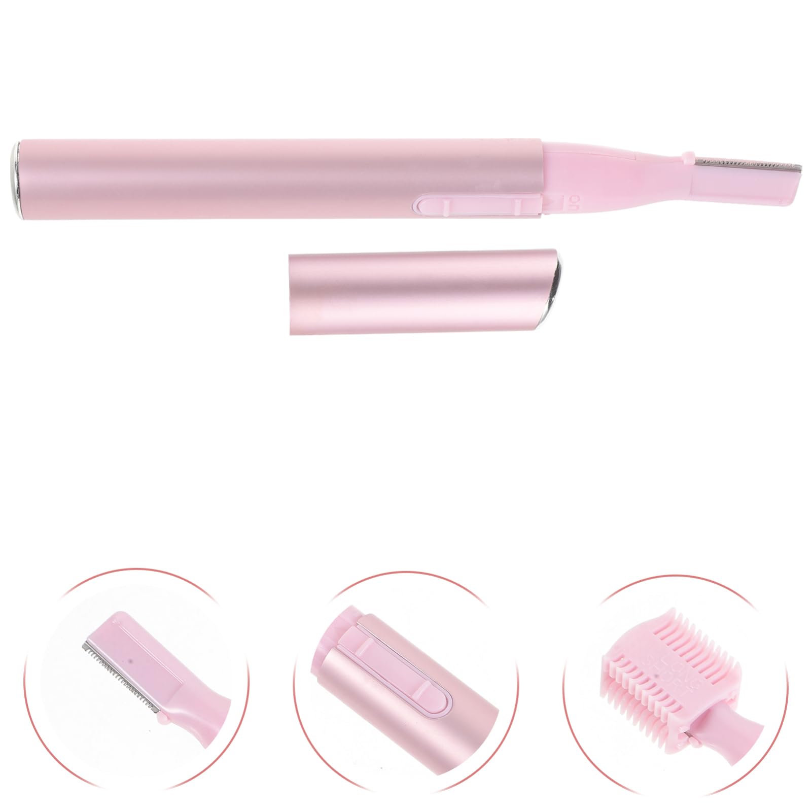 Beaupretty 3-in-1 Electric Shaver for Women - Facial Hair Remover, Leg Shaver & Eyebrow Trimmer Kit - Painless & Rechargeable Lady Shaver for Smooth Skin at Home or Travel