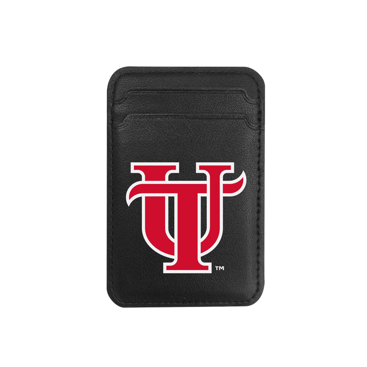 OTM Essentials University of Tampa Faux Leather Magnetic Phone Wallet Case - Slim Magsafe Compatible Wallet Sleeve for iPhone 12/13/14/15 - Perfect for Students, Travel & Everyday Use