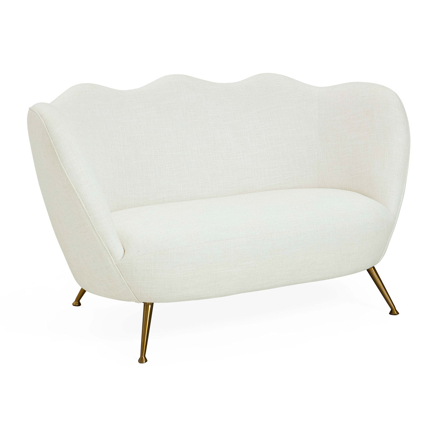 Modern Ripple Apartment Sofa - Comfortable 3-Seater Couch for Small Spaces - Perfect for Living Rooms, Studios & Apartments