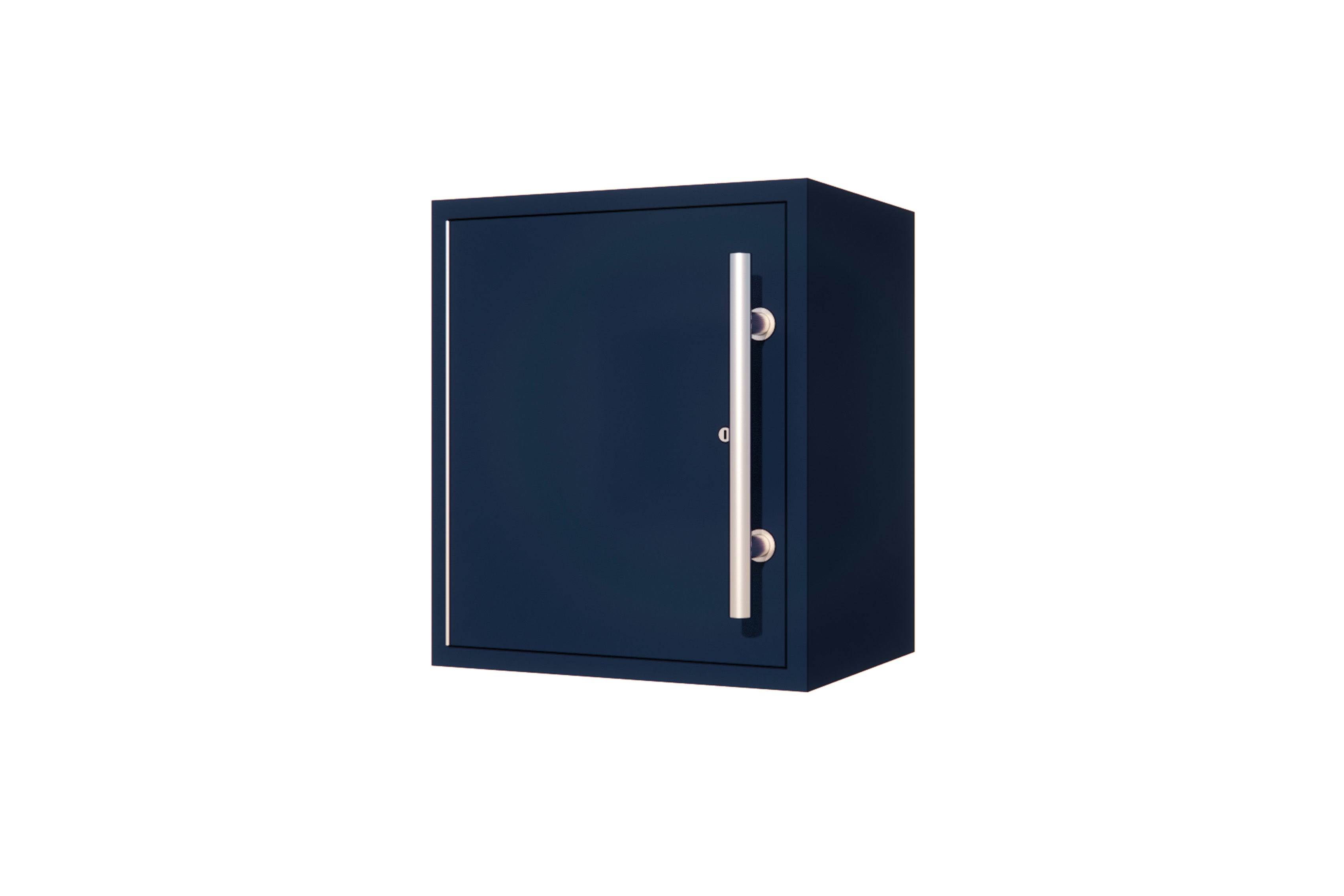 ProSlat LUX 1 Door Wall Mount Cabinet - 20 Inch Wide Storage Organizer for Garage, Kitchen, or Office - Heavy Duty Metal Wall Cabinet with Adjustable Shelves