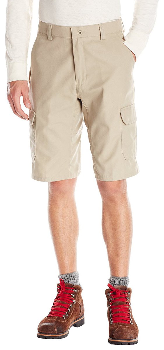 Wrangler Men's Cargo Work Shorts - Durable Functional Workwear for Construction, Landscaping & Outdoor Activities