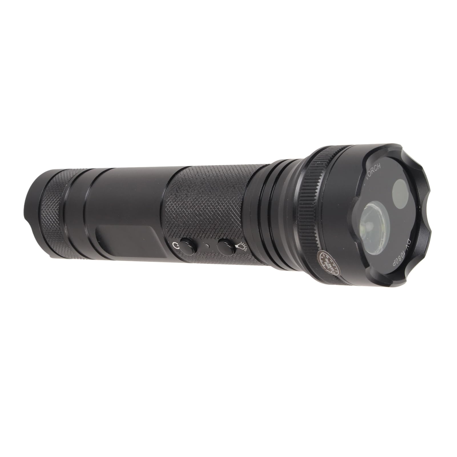 ANGGREK 1080P Aluminum Alloy Flashlight Action Camera - Waterproof Bike Camera & Camping Video Recorder for Outdoor Adventures, Cycling, Hiking and Night Exploration