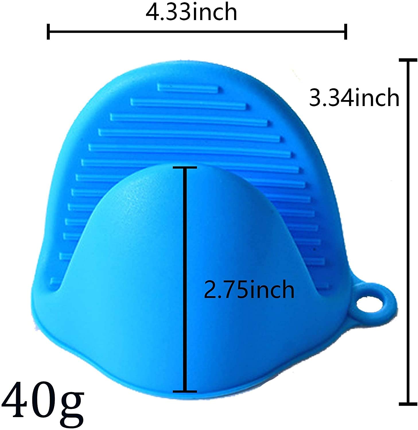 Heat Resistant MISHTI Silicone Oven Mitts & Pot Holder Set (2Pcs) - Non-Slip Grip for Baking, Cooking, Grilling - Microwave Safe Kitchen & BBQ Accessories - Perfect for Holiday Baking, Outdoor Barbecues, and Everyday Kitchen Use