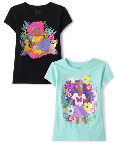 Girl Cat/Girl Flower 2-pack
