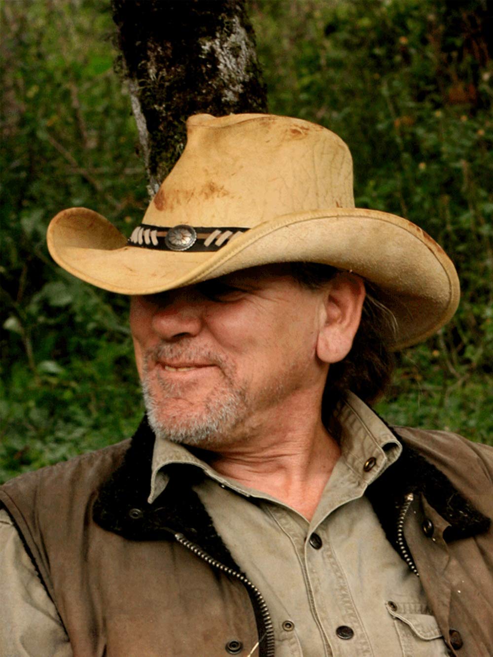 KAKADU Shapeable Stampy Leather Hat for Men & Women - Adjustable Western Cowboy Hat for Outdoor, Rodeo, and Fashion