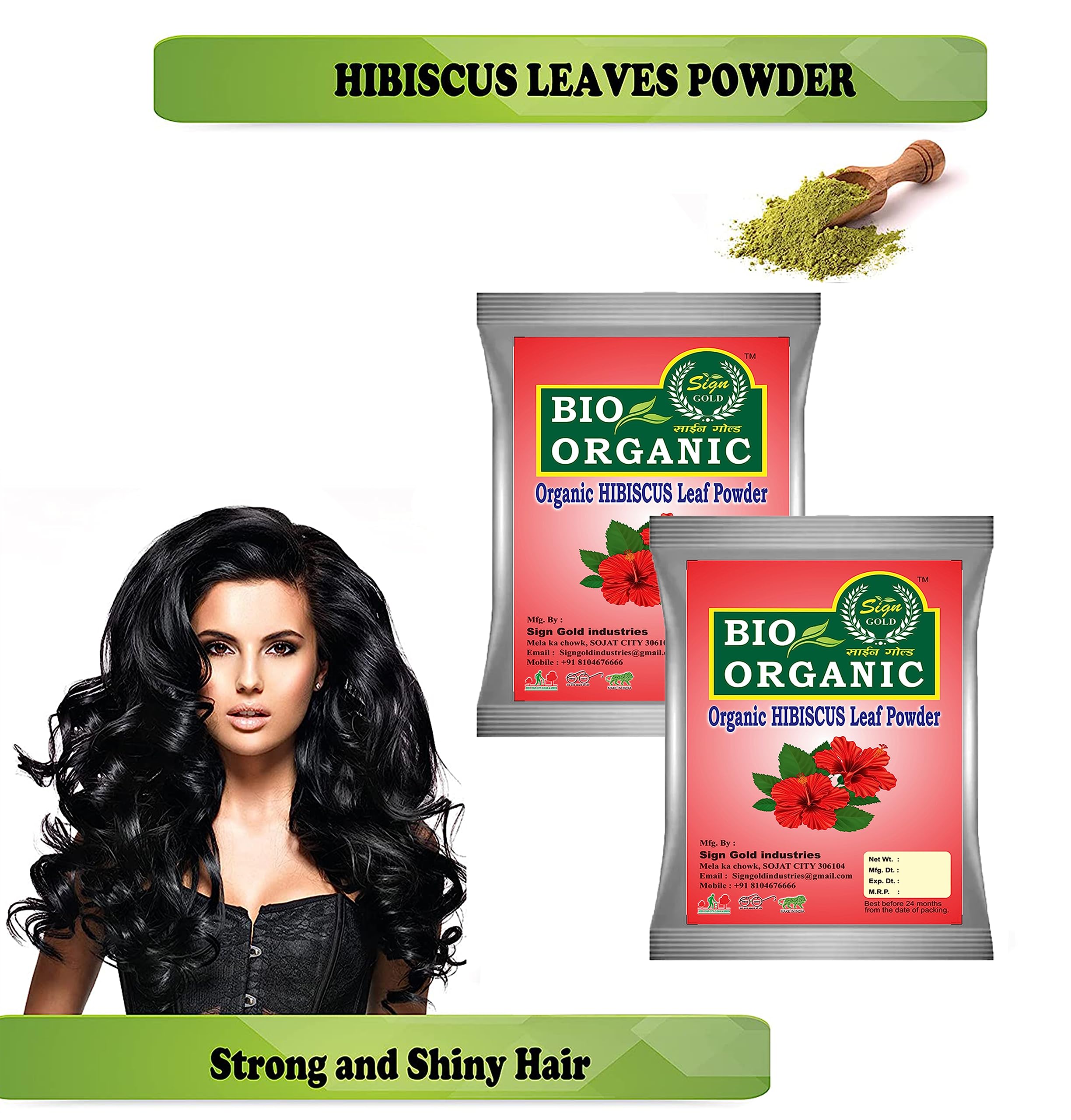 Premium Organic Hibiscus Leaf Powder for Hair Growth & Skin Care - 200g | Natural Hair Mask, Face Scrub & DIY Beauty Recipes | Perfect for Homemade Hair Treatments & Glowing Skin