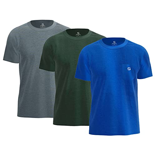 Heater Gray/Green/Royal Blue - 3 Pack