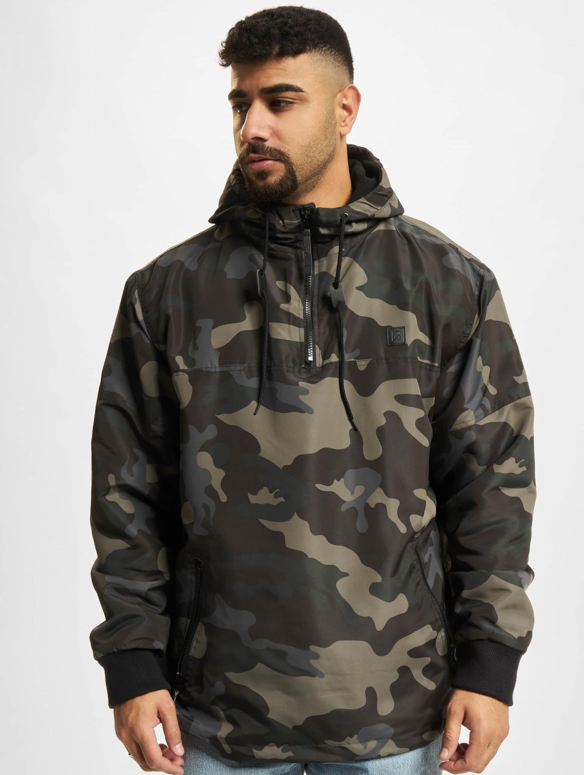 Men's Lightweight Waterproof Windbreaker Jacket - Olive Green Outdoor Hiking & Running Windbreaker for Men