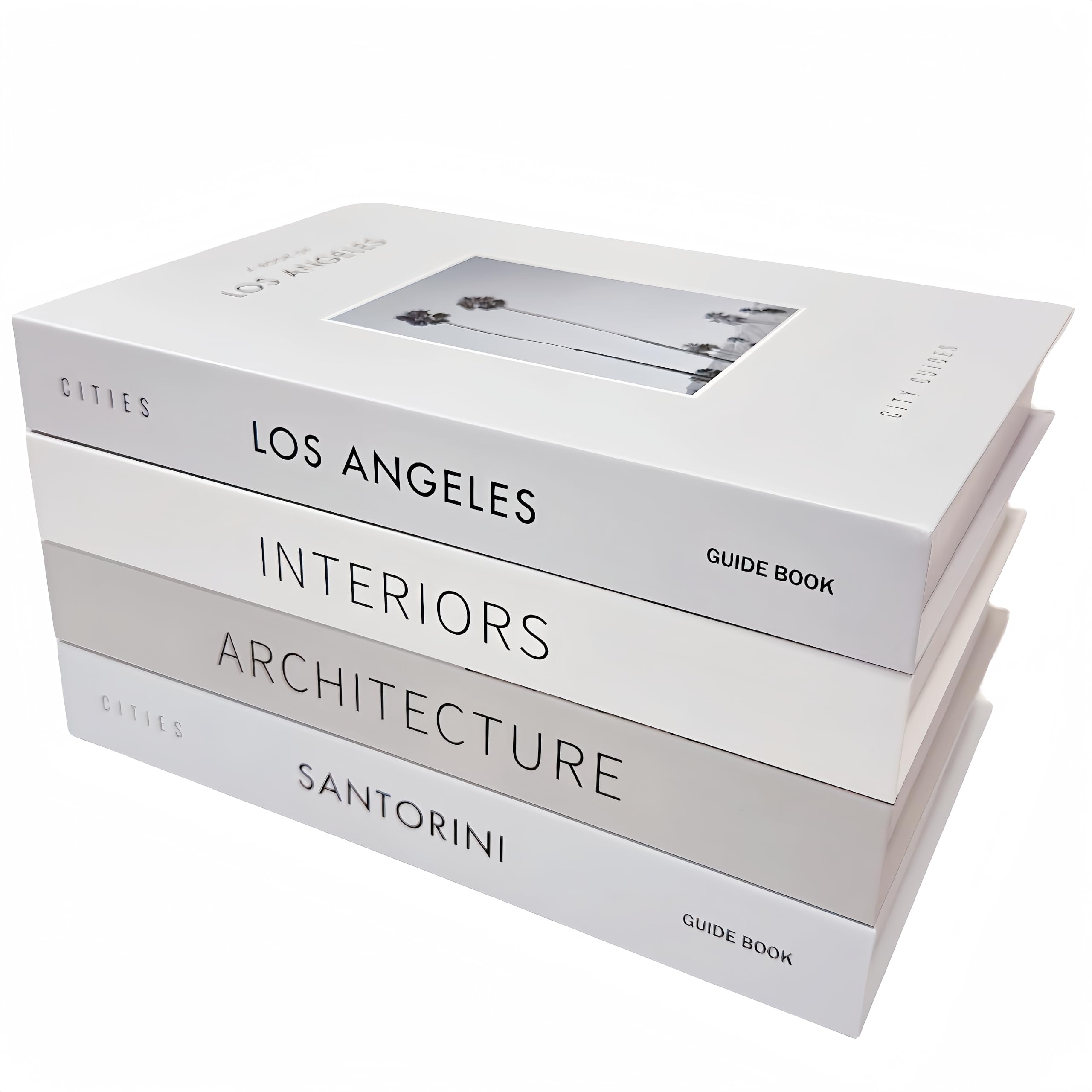4 Pack Coffee Table Books for Home & Office Decor - Stylish Decorative Books for Bookshelf, Bar, Farmhouse & Living Room - Perfect for Gifts & Interior Design (M32)