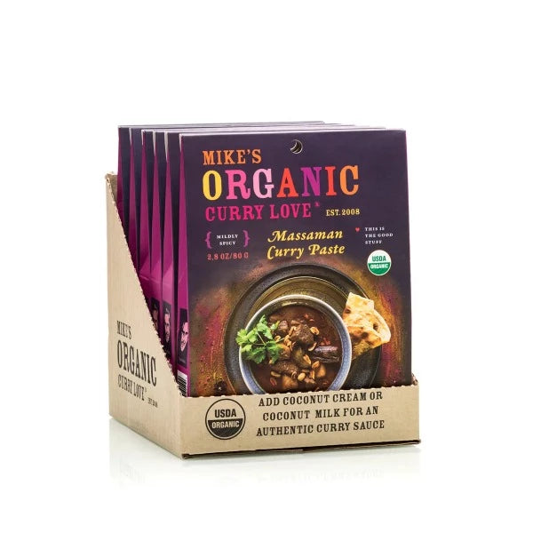Mike's Organic Curry Paste - Authentic Thai Flavor, Gluten-Free & Vegan - Perfect for Stir-Fries, Soups, and Marinades