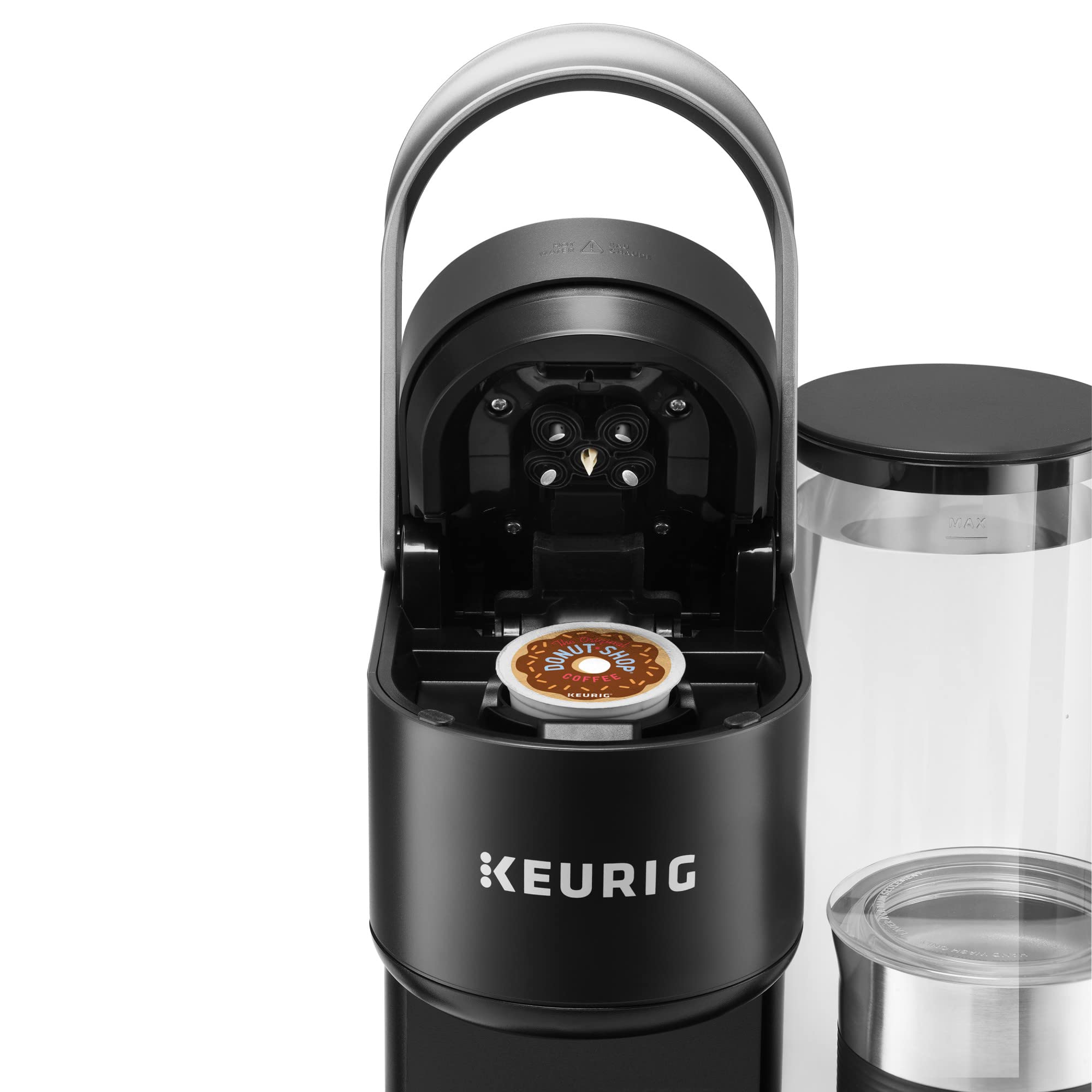 Keurig K-Cafe SMART Single Serve K-Cup Pod Coffee Maker - Latte & Cappuccino Maker, Black | Perfect for Home, Office & Small Spaces | Brews Coffee, Lattes & Iced Drinks