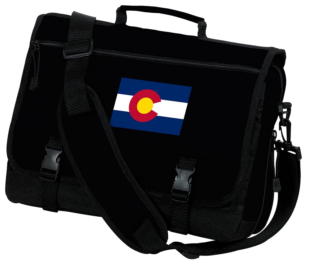 Colorado Flag Laptop Bag | Stylish Colorado Computer Messenger Bag for Work, School & Travel