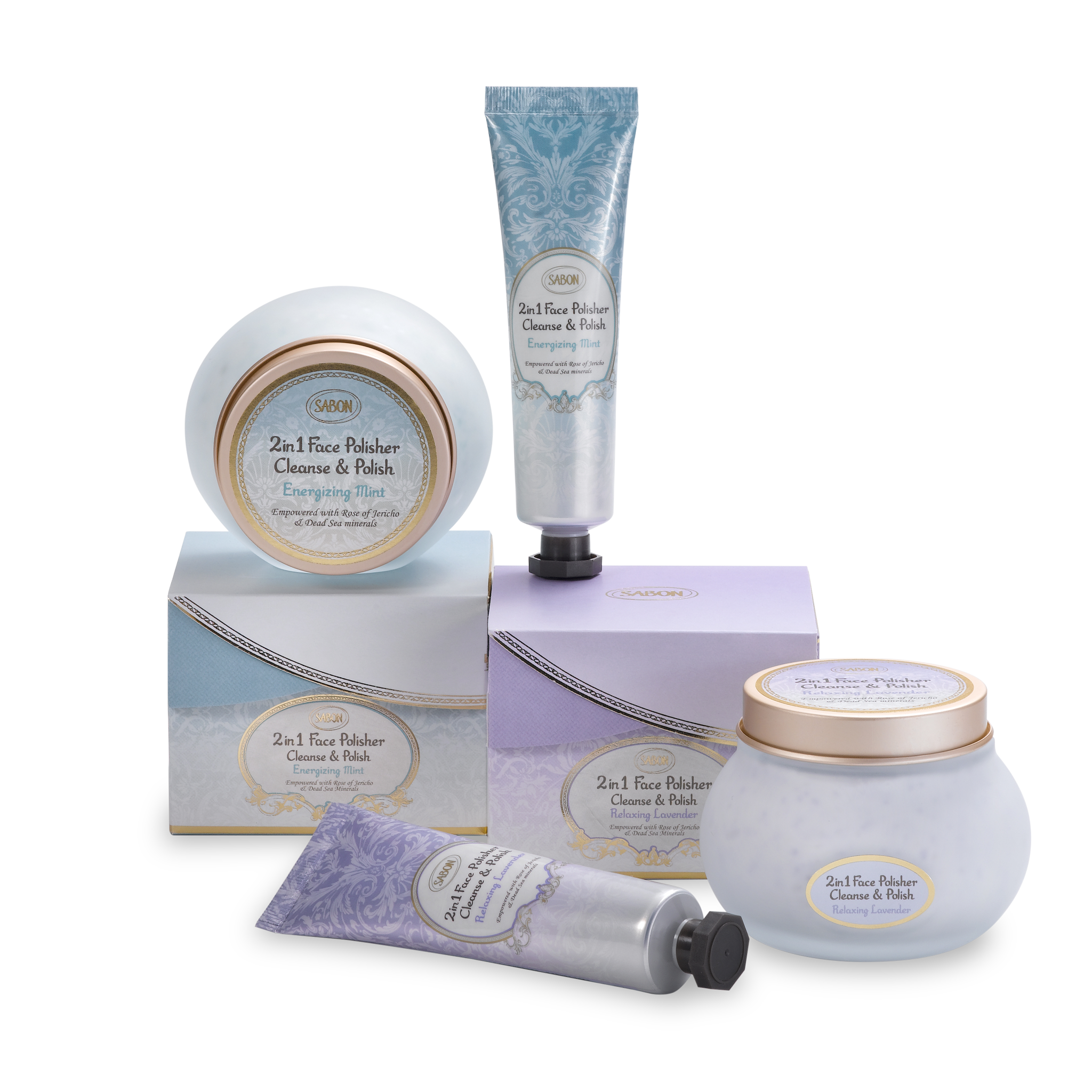 2 in 1 Exfoliating & Hydrating Face Polisher with Lavender Extract - 60mL for Glowing Skin | Perfect for Daily Skincare & Spa Nights