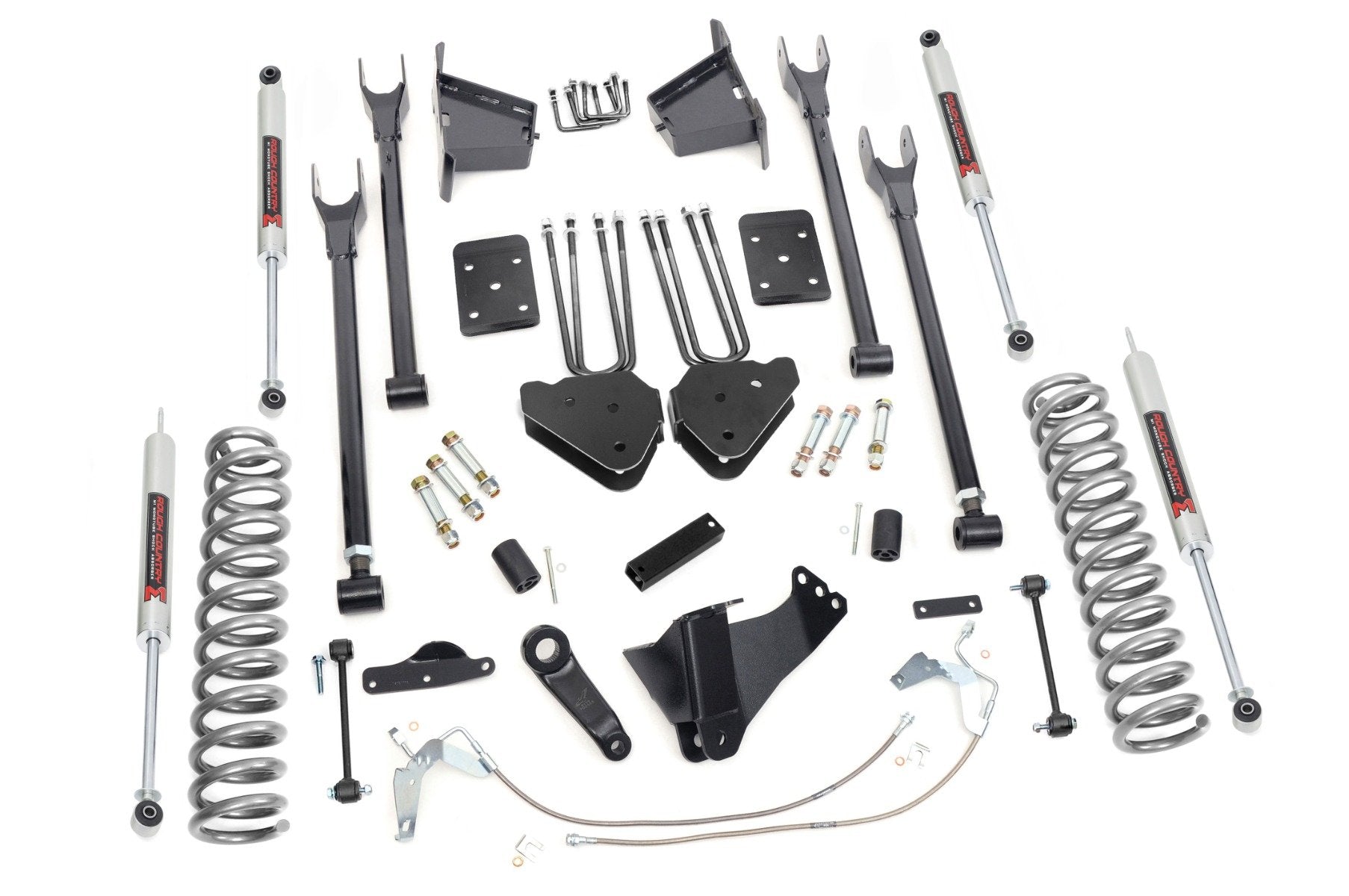8 Inch Lift Kit with 4 Link Suspension for Ford F-250/F-350 Super Duty 4WD (2008-2010) - Heavy Duty Off-Road Upgrade | Perfect for Rock Crawling, Mudding & Trail Adventures - Part #59240