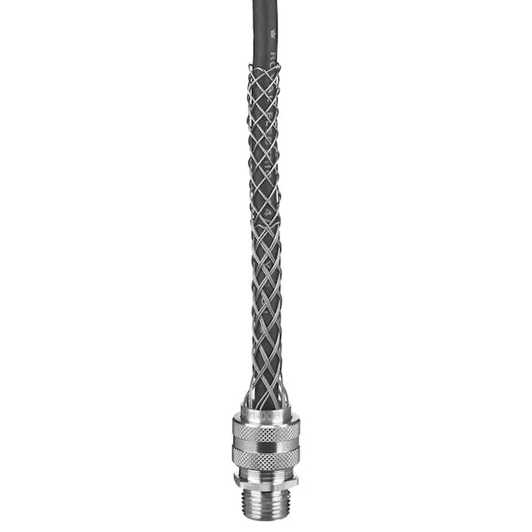 Hubbell Wiring Device-Kellems Strain Relief Cord Grip, Male, Straight - Heavy Duty Electrical Cord Connector for Industrial and Outdoor Use