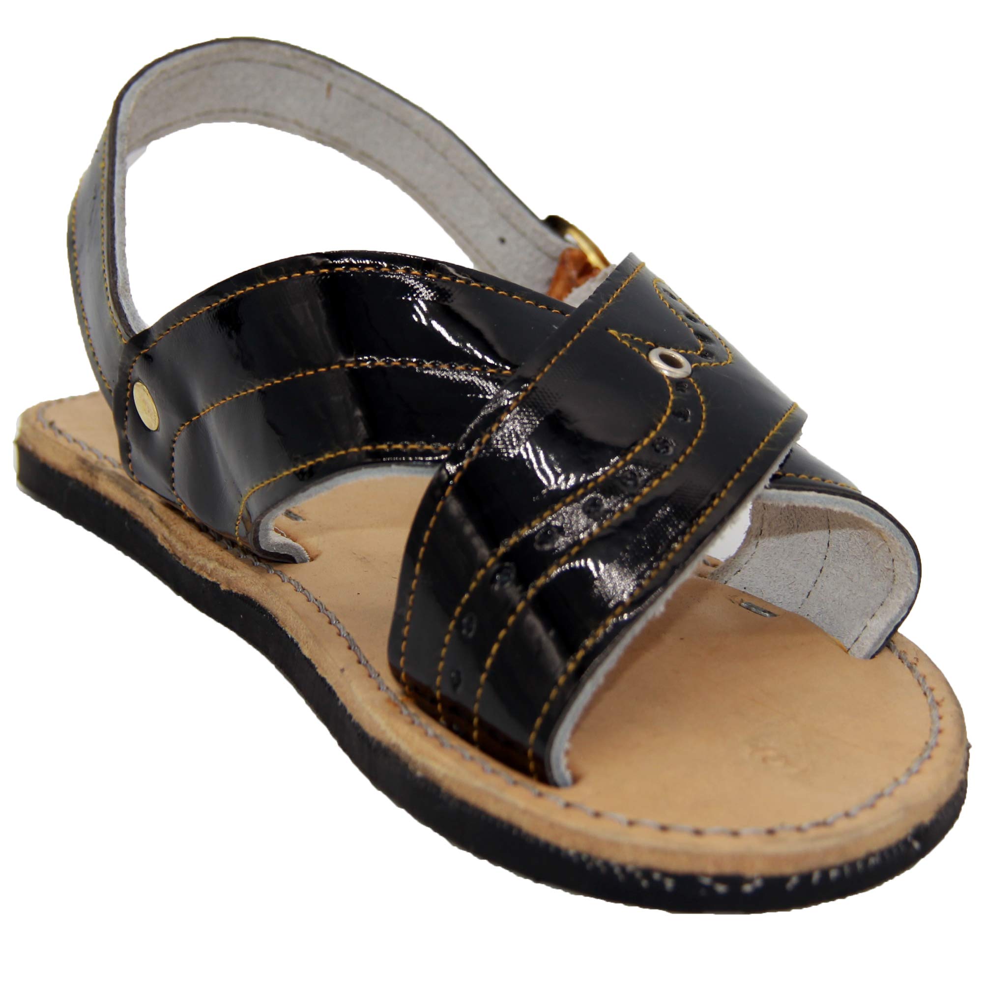 Men's Genuine Leather Huarache Sandals - Handmade Mexican Style Open-Toe Sandals for Men | Comfortable & Durable for Summer, Beach, and Casual Wear