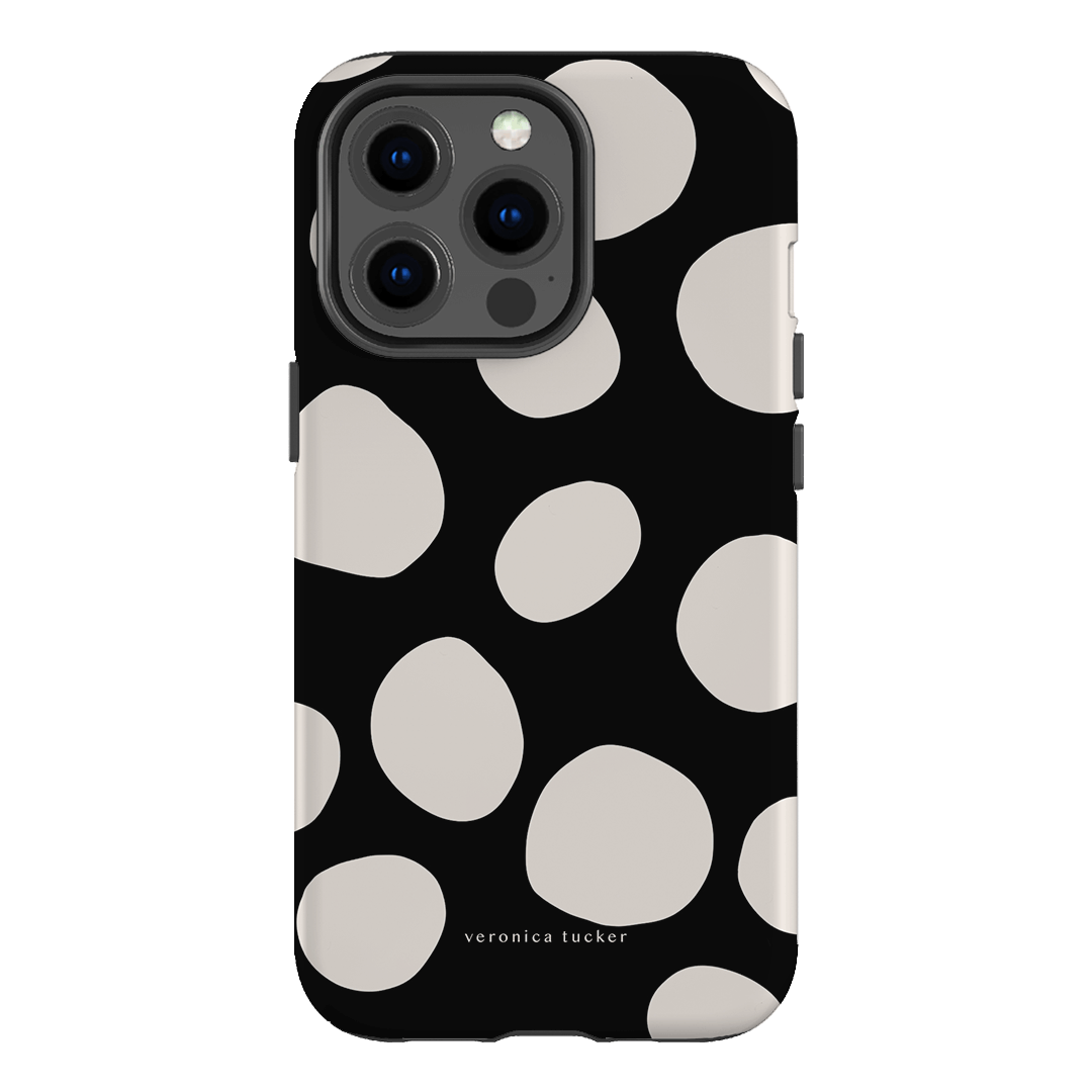 Premium Pebbles Noir Phone Case - Slim Protective Cover for iPhone & Samsung - Perfect for Everyday Use, Travel & Outdoor Activities
