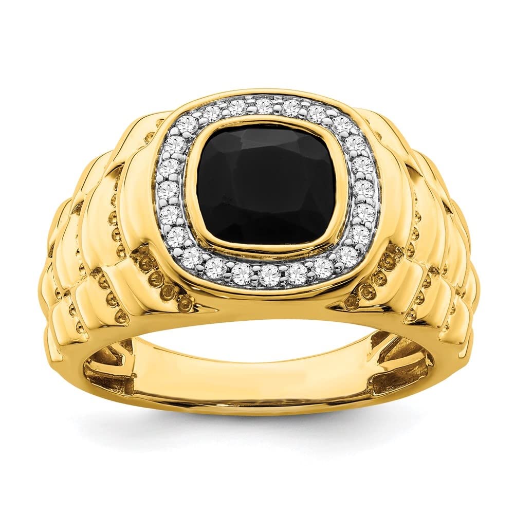 14K Yellow Gold Lab-Grown Diamond Engagement & Wedding Ring Set for Women - Elegant Bridal Jewelry for Proposals, Anniversaries & Special Occasions