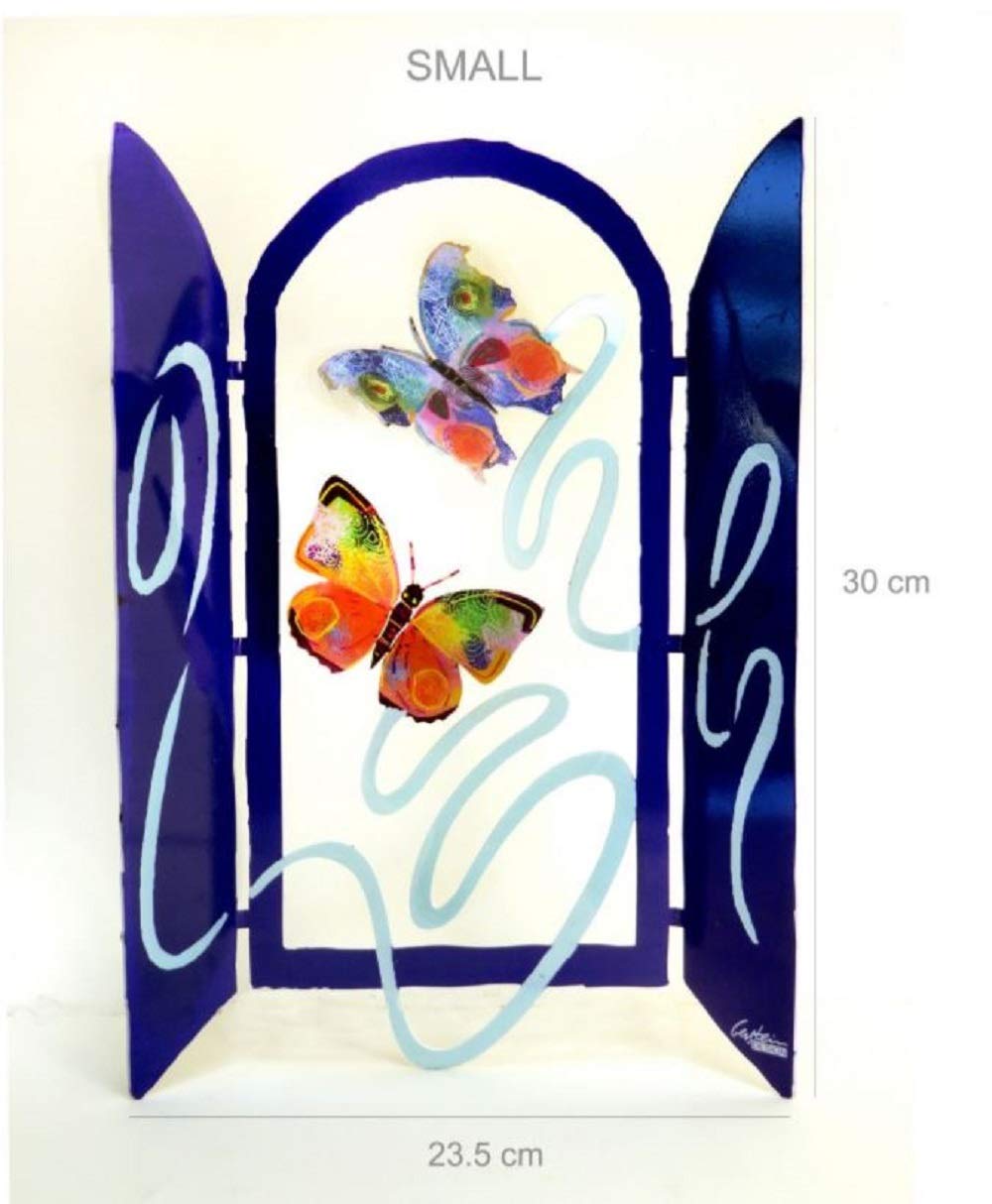 David Gerstein Art Spring Window - Modern Sculpture Pop Art Wall Decor for Living Room, Bedroom & Office | Unique Handmade 3D Metal Artwork
