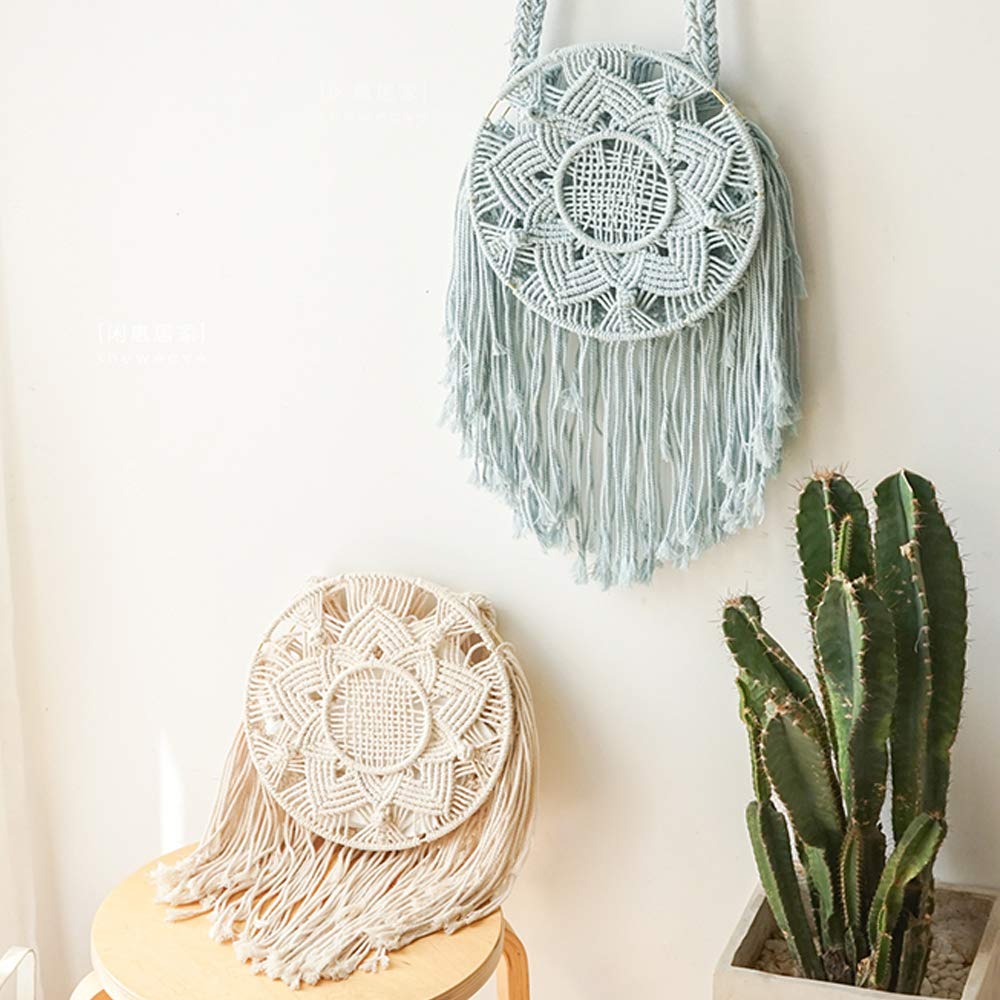Natural Cotton Macrame Rope 4mm/100m - Wine Red Braided Craft Cord for DIY Wall Hangings, Plant Hangers, Dream Catchers, Bags & Home Decor | Perfect for Bohemian Style, Handmade Gifts & Macrame Projects