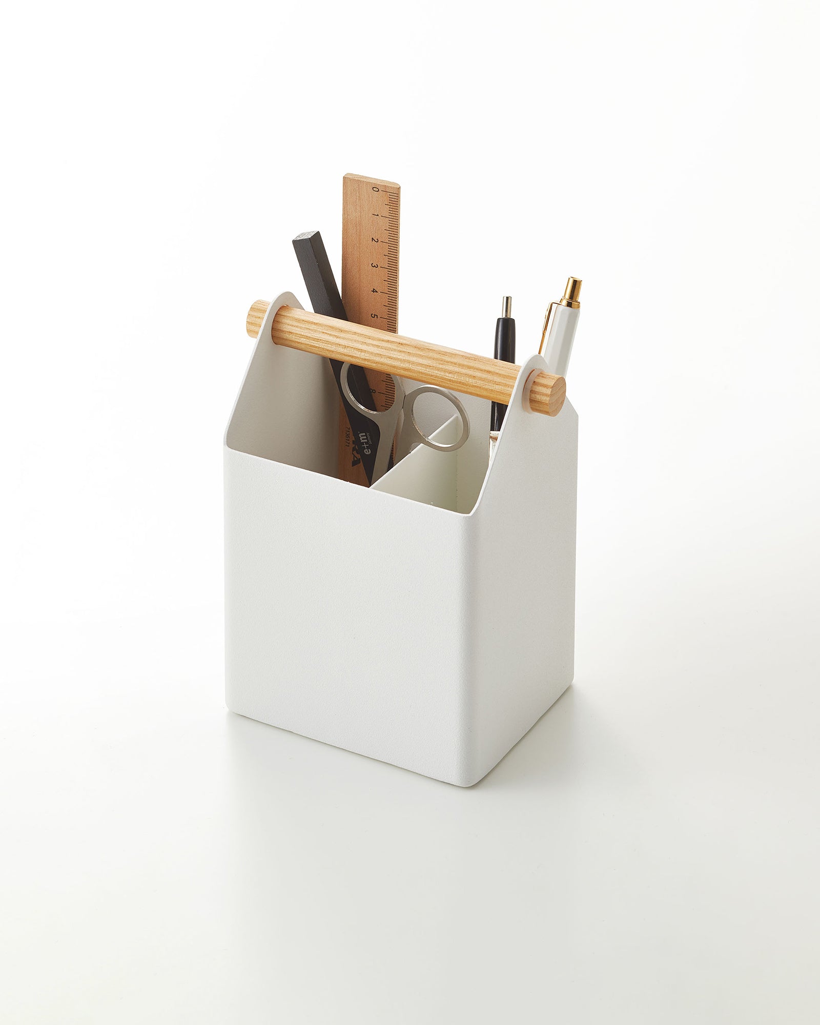 Premium Steel and Wood Pen Holder & Desk Organizer Set - 2 Sizes for Office, Home, or Study - Perfect for Organizing Pens, Pencils, and Stationery