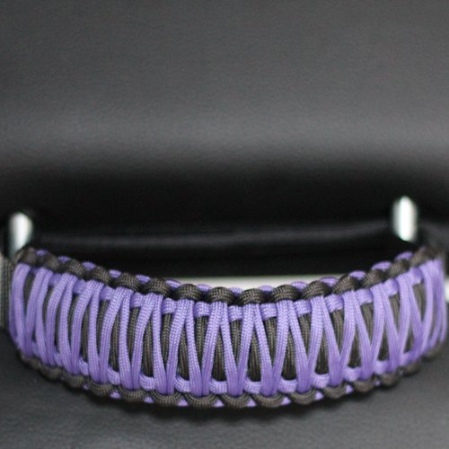 Bartact Paracord Grab Handles for Jeep Wrangler & Gladiator - Heavy Duty Black/Purple Headrest Handles (Pair) - Off-Road Accessories for Adventure & Emergency Exit