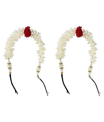 Staila Gajra for Women - Elegant Floral Hair Accessory for Weddings, Parties & Special Occasions