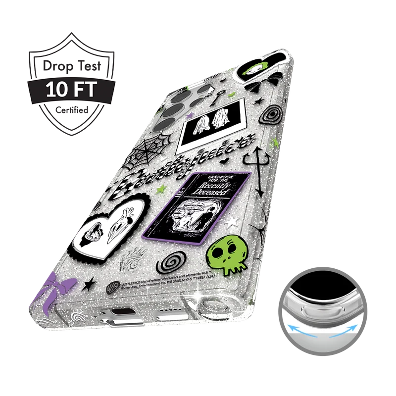 Beetlejuice Ghost with the Most Samsung Phone Case - Trendy Movie Character Design for Galaxy S21/S20/Note 20 - Perfect for Halloween, Cosplay & Movie Fans