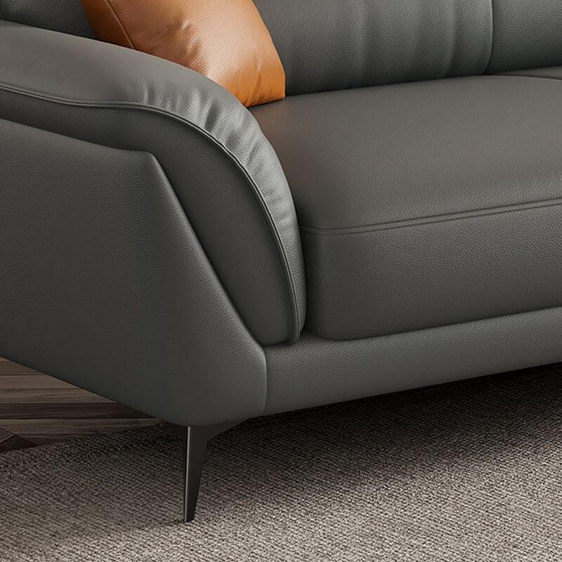 L-Shaped Sectional Sofa with Chaise Lounge - Apricot/Tan 4-Piece Set, Left-Facing - Perfect for Living Room, Family Room & Small Spaces