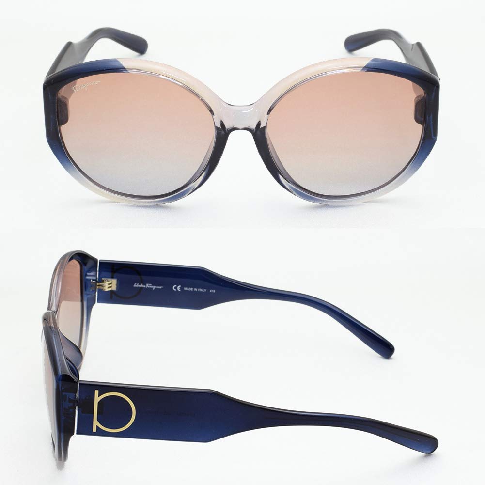 Ferragamo SF 947 SA 083 Gradient Sunglasses - Grey Rose Lens for Women | Luxury Fashion Shades for Beach, Driving & Outdoor Activities