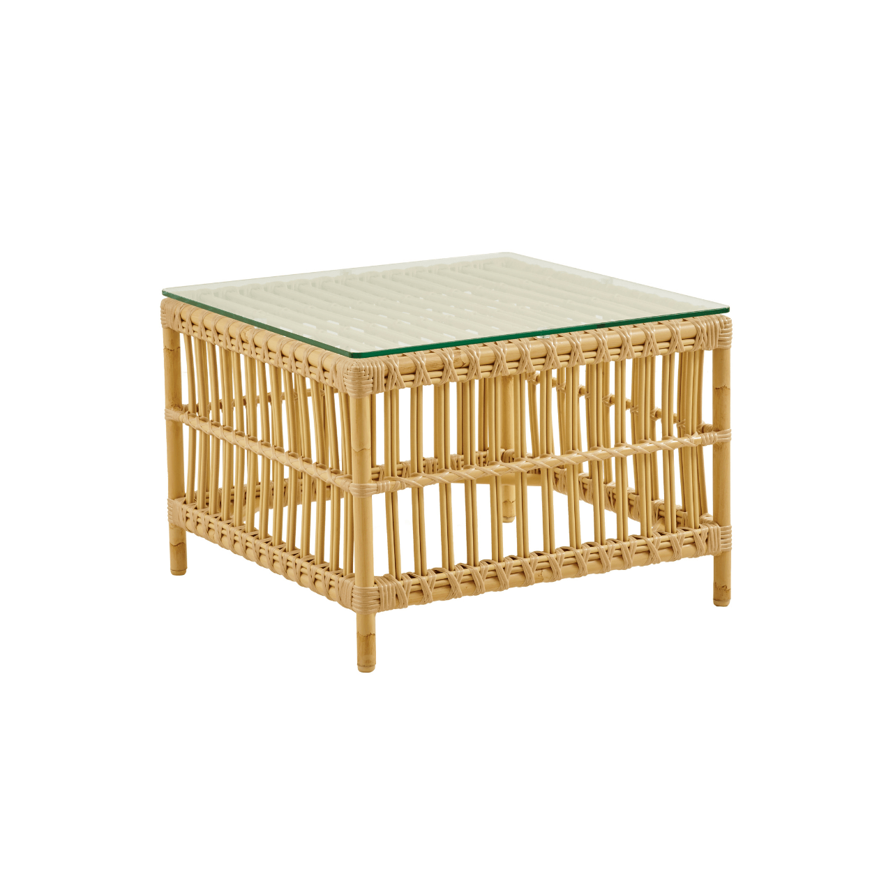 Caroline Outdoor Side Table - Durable Patio Coffee Table for Garden, Poolside & Balcony - Weather-Resistant Small End Table for Drinks & Decor