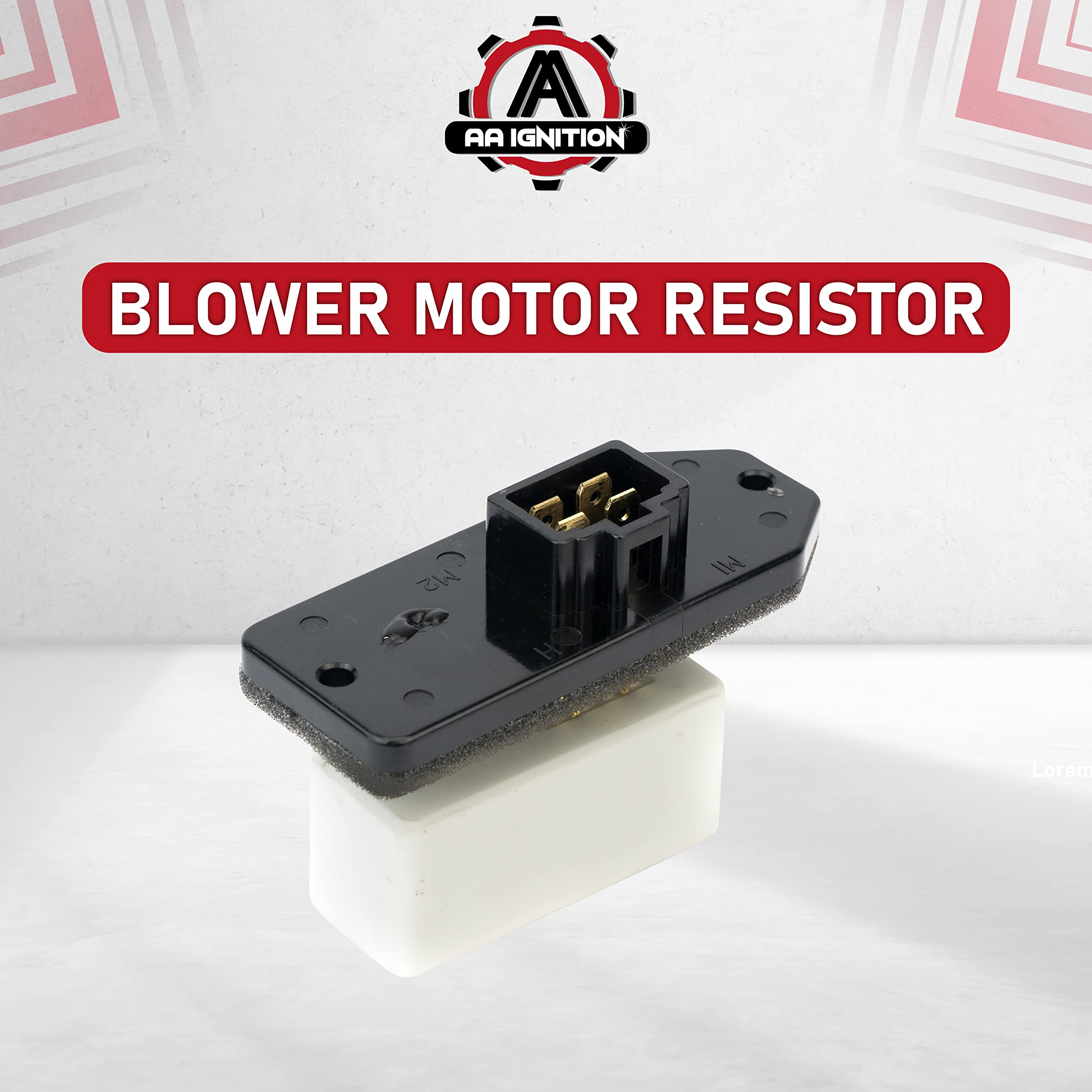 HVAC Blower Motor Fan Resistor & AC Heater Relay - Replacement for 973-020, 68004241AA, 5012212AA, 4720278 - Compatible with Chrysler Dodge Jeep Ram 1500 2500 Concorde Grand Cherokee - Perfect for AC Repair & Climate Control System Maintenance