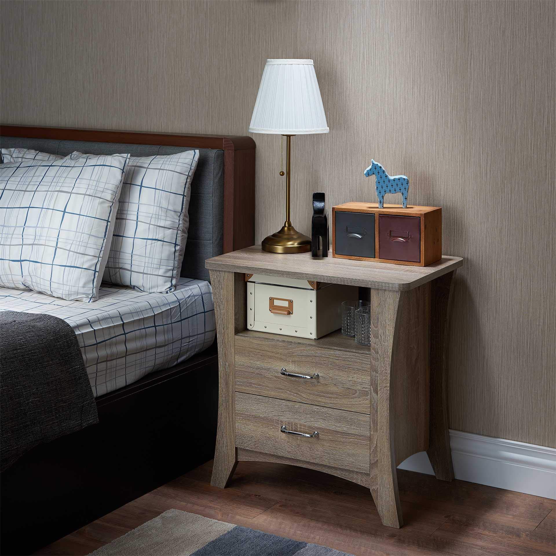 Stylish Multicolor Nightstands & Bedside Tables by HomeRoots - Perfect for Bedroom Decor & Small Space Storage