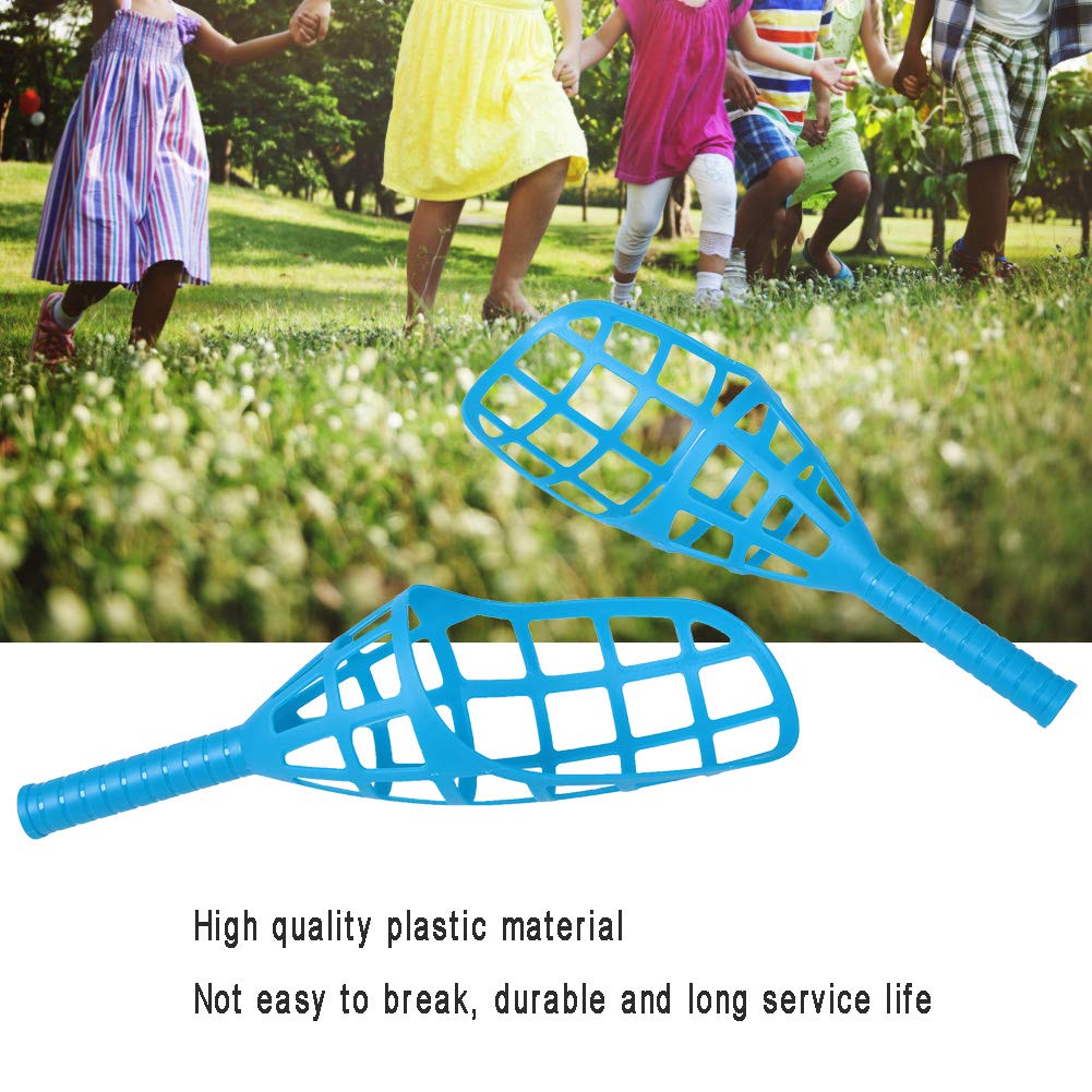 **Scoop Ball Game Set - 2 Rackets & 1 Ball for Kids Outdoor Sports, Toss & Catch Fun, Group Activities, Exercise & Play - Perfect for Backyard, Park, and Beach Games**