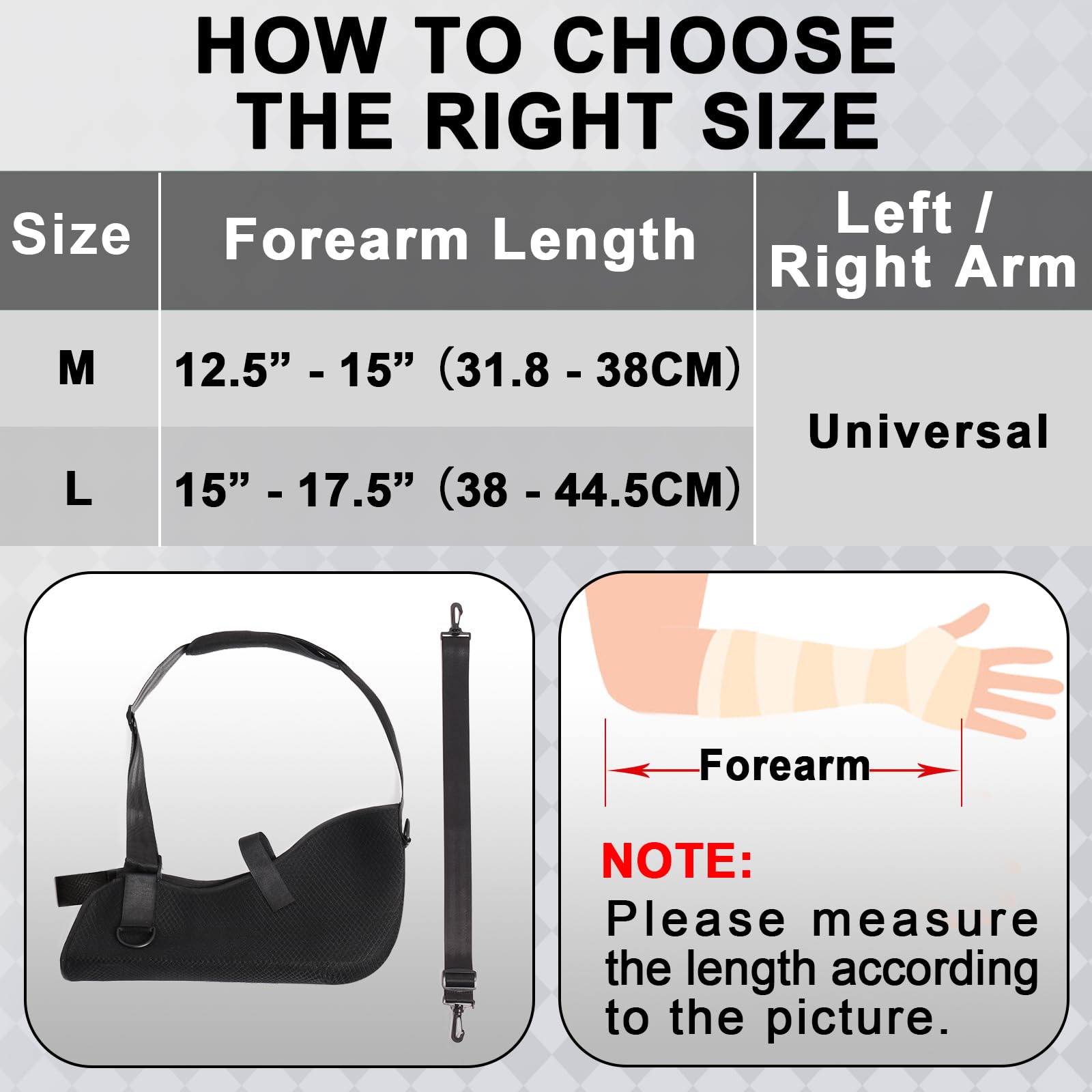**Breathable Shoulder Sling with Waist Strap - Adjustable Arm Immobilizer for Shoulder Surgery, Rotator Cuff Tear & Wrist Injury - Left/Right Arm Support for Men & Women - Post-Surgery Recovery & Daily Comfort**    *(Ideal for post-surgery healing, sports injuries, and daily mobility support.)*