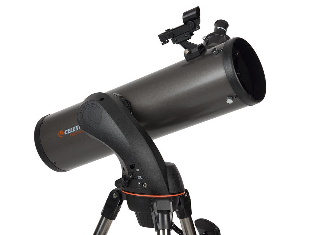 NexStar 130 SLT Computerized Telescope for Astronomy Beginners - Portable Telescope with Auto Tracking for Stargazing, Moon & Planet Viewing - Perfect for Backyard Observation & Astrophotography
