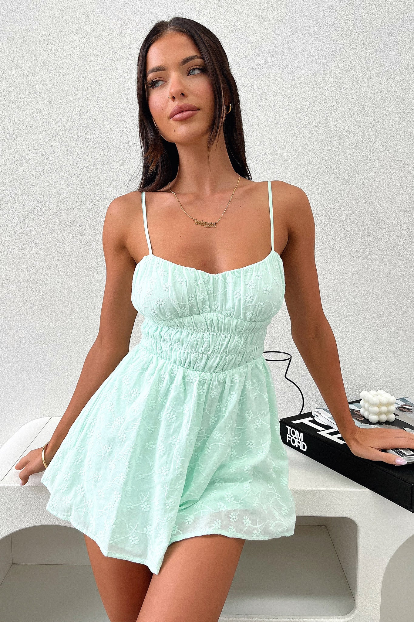Armida Playsuit - Sage Green Women's Jumpsuit | Casual Summer Outfit for Beach, Travel & Outdoor Activities