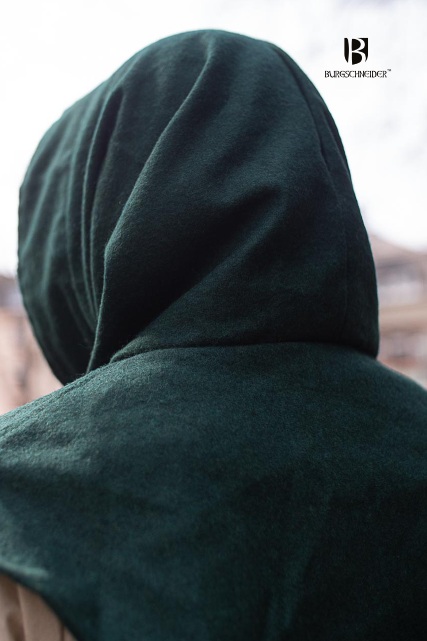 Noah Green Hooded Cowl - Soft & Warm Winter Scarf for Women & Men - Perfect for Outdoor Activities, Hiking, and Cold Weather Fashion