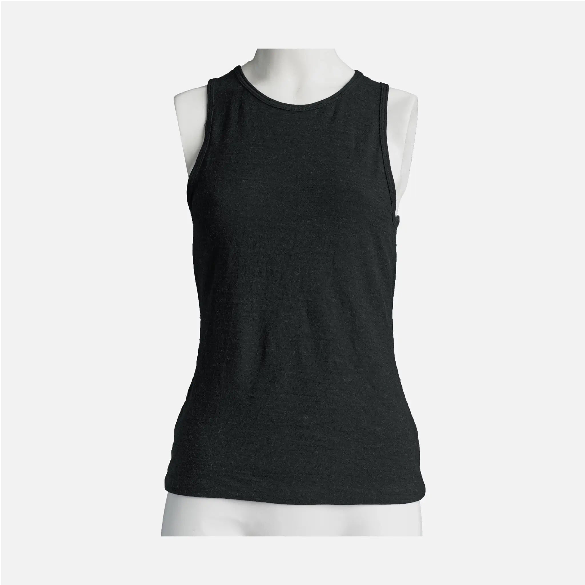 Lightweight Women's Alpaca Wool Running Tank Top - 110 Featherweight for Gym, Yoga & Outdoor Activities