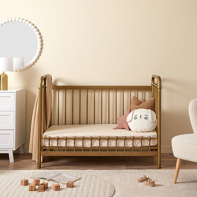 Sonata Cot Toddler Bed Conversion Kit in Bronze - Safe & Easy Transition from Crib to Toddler Bed for Kids' Room Decor