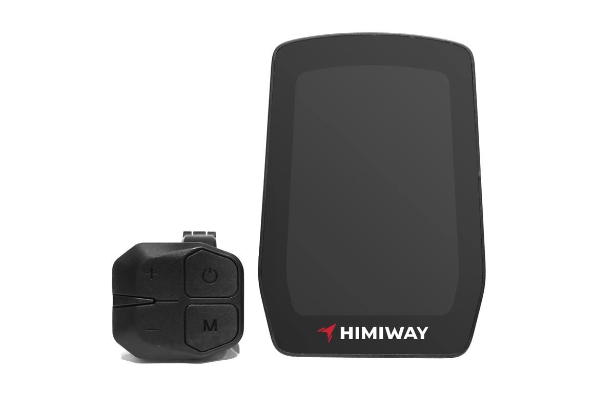 Himiway E-Bike LCD Display - Waterproof Bike Computer with GPS for Cycling & Electric Scooters - Compatible with Zebra, Zebra Step Thru, Cobra Models - Perfect for Commuting, Trail Riding & Outdoor Adventures