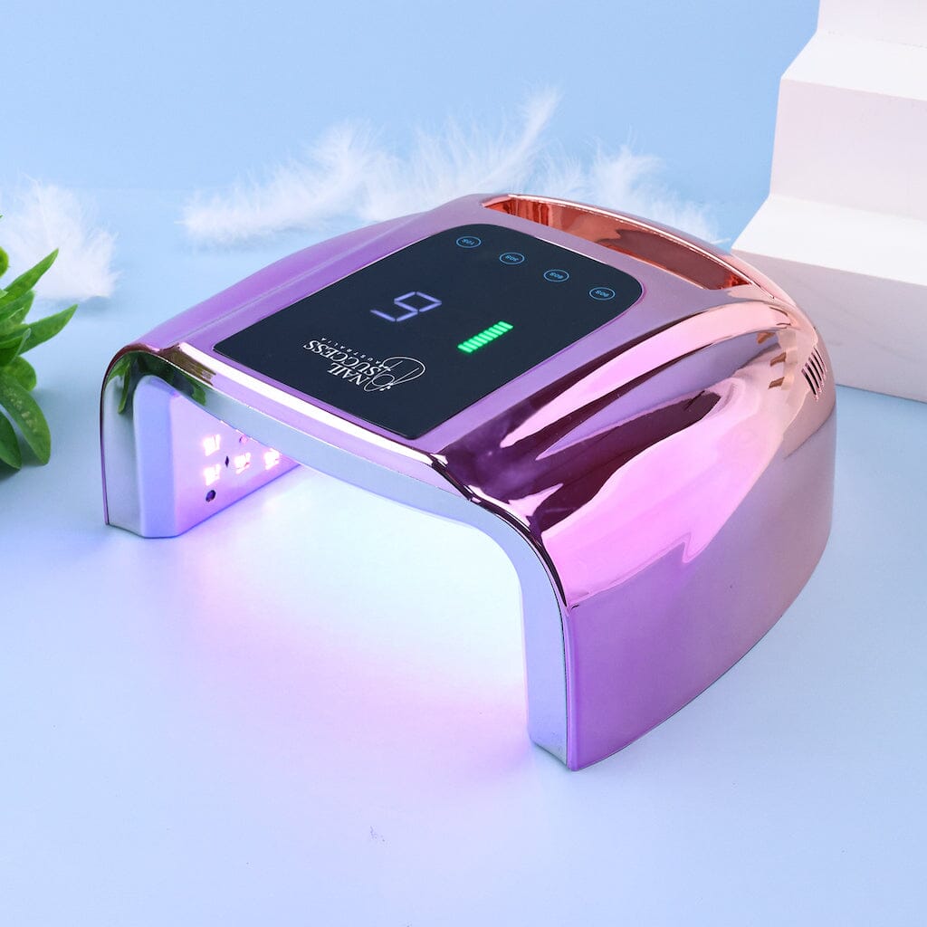 PRO 96W Rechargeable LED/UV Nail Lamp for Gel Polish - Fast Curing, Portable Manicure & Pedicure Light for Home & Salon Use