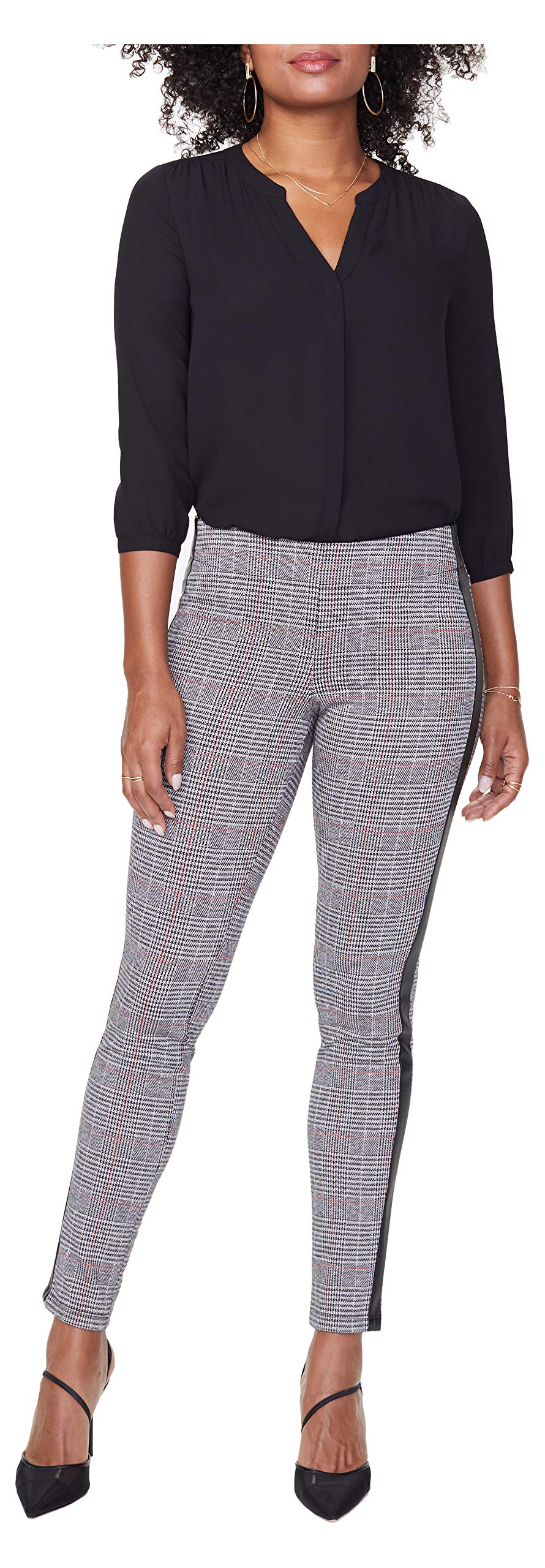 NYDJ Women's Ponte Knit Skinny Pull-On Pants - Comfortable Stretch Work Pants for Office & Travel