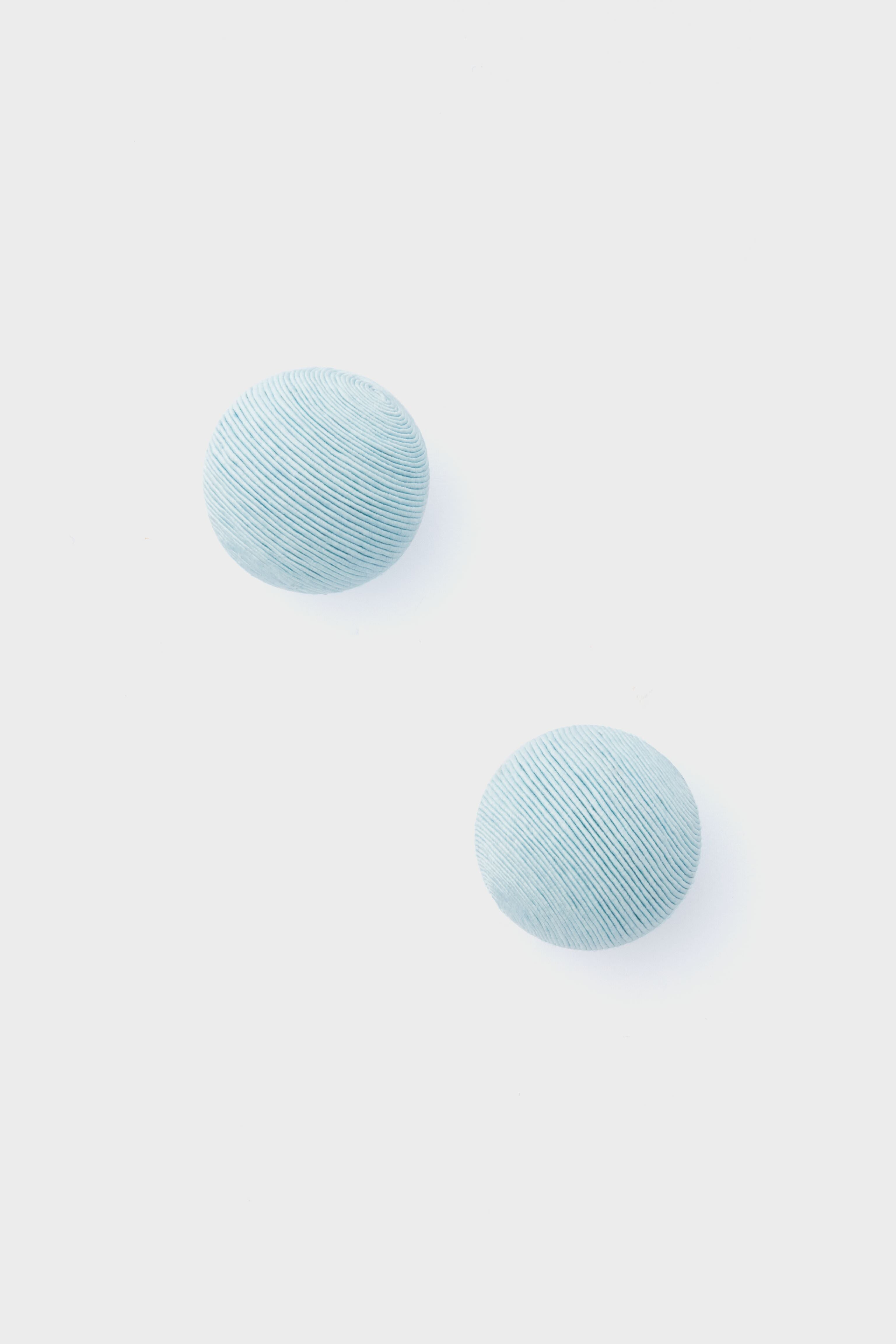 Blue Silk Casey Stud Earrings for Women - Elegant & Hypoallergenic Fashion Jewelry - Perfect for Parties, Weddings & Everyday Wear