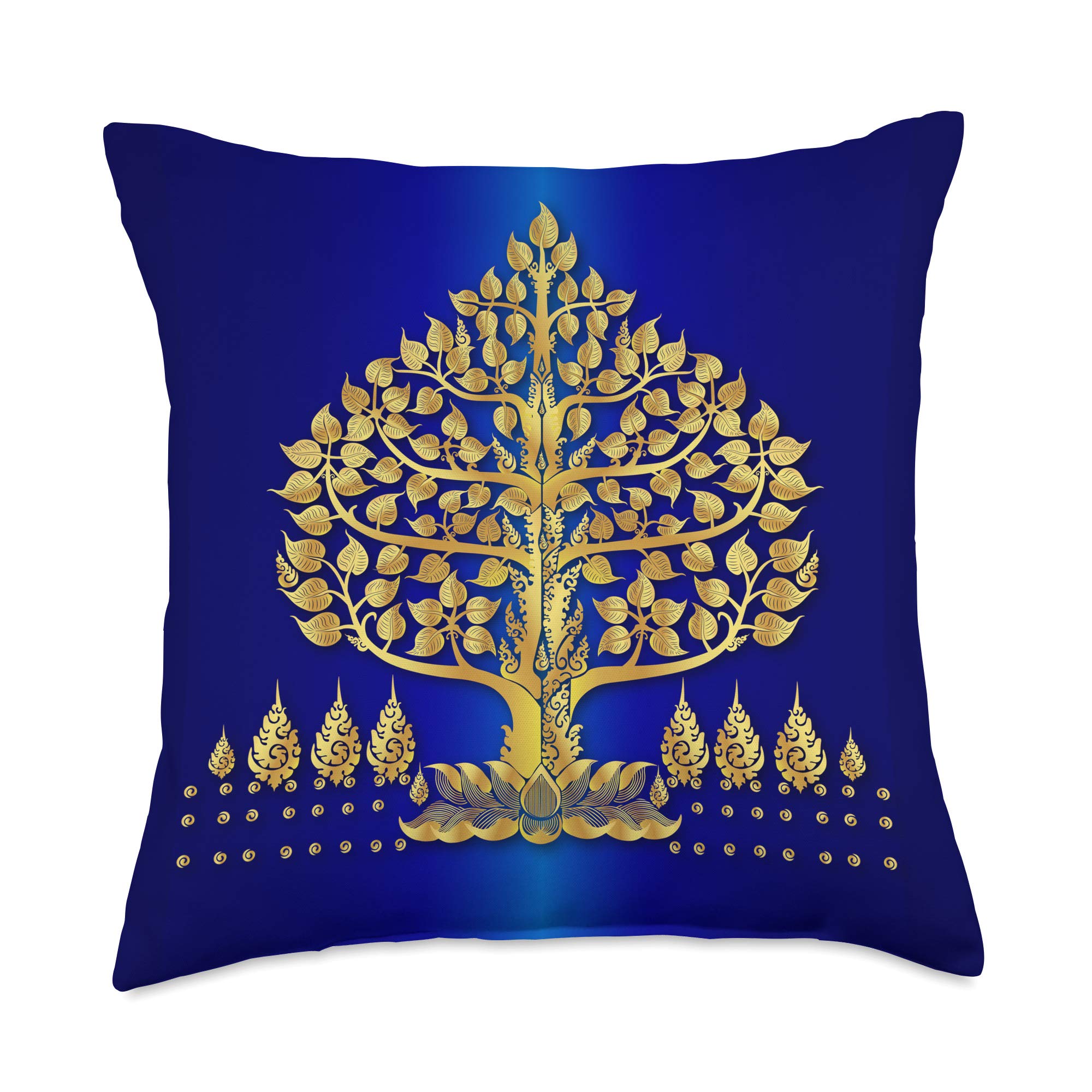 Tree of Life Symbol Throw Pillow - Abundance, Prosperity & Success - Home Decor for Living Room, Bedroom & Office