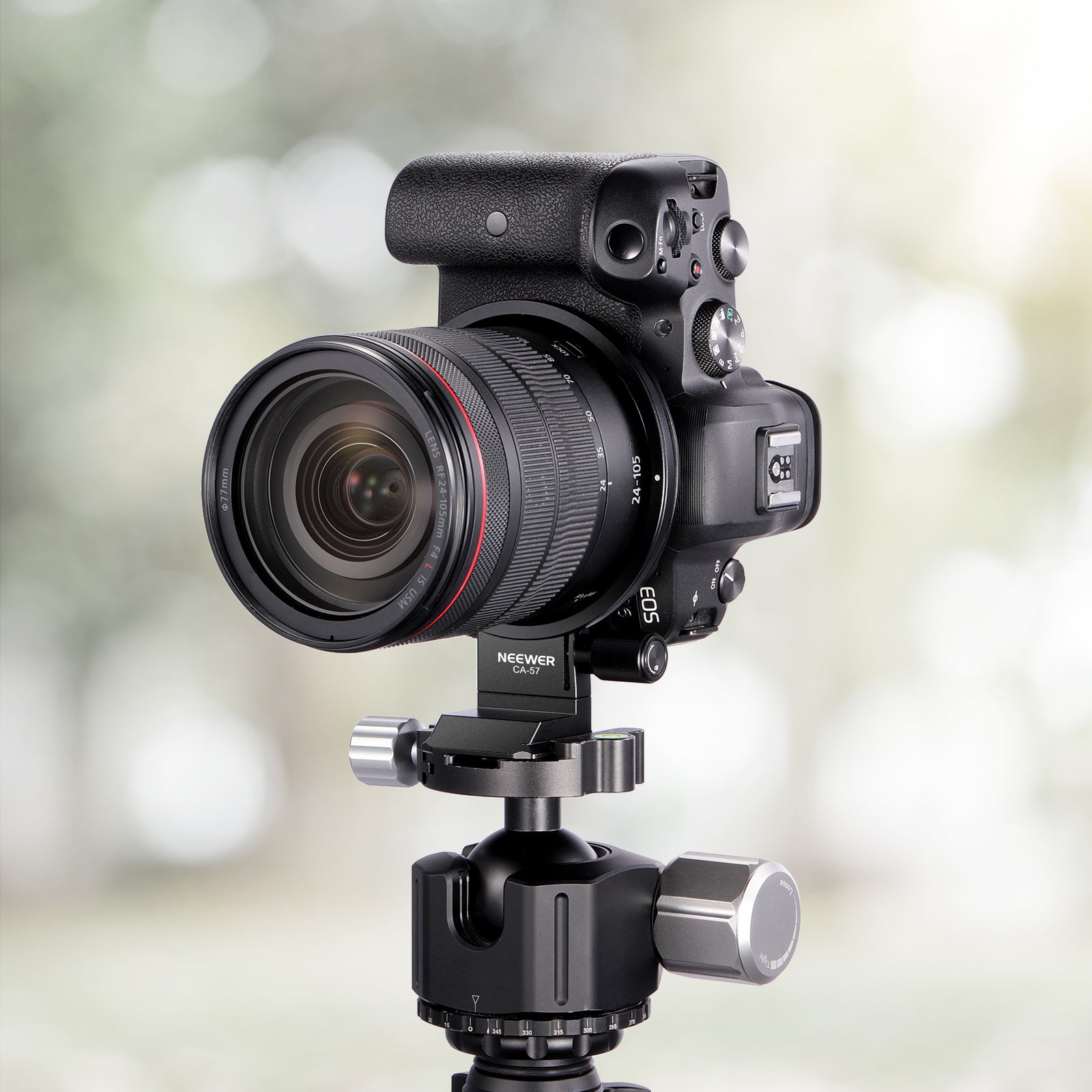 NEEWER 360° Rotatable Camera Lens Collar Mount - Professional DSLR/SLR Lens Support Ring for Smooth Panoramic Shooting | Perfect for Landscape, Architecture & Wildlife Photography